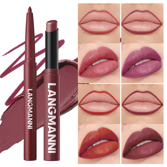 Waterproof Lipliner & Lipstick Set – Long-Lasting, No Smudge, No Fade