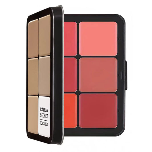12-Color Professional Makeup Palette – Concealer, Contour & Highlight