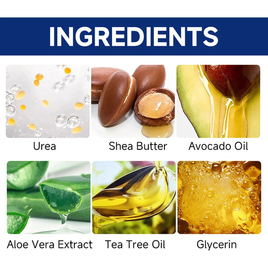 60% Urea Foot Cream – Cracked Heel Repair, Intensive Moisturizing, Callus Removal & Dry Skin Care