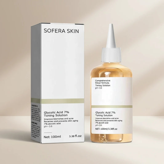 Glycolic Acid 7% Toning Solution – Acne Removal & Skin Moisturizer