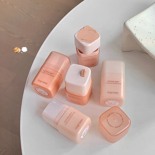 Light Orange Matte Concealer – Full Coverage Dark Circle Corrector, Waterproof