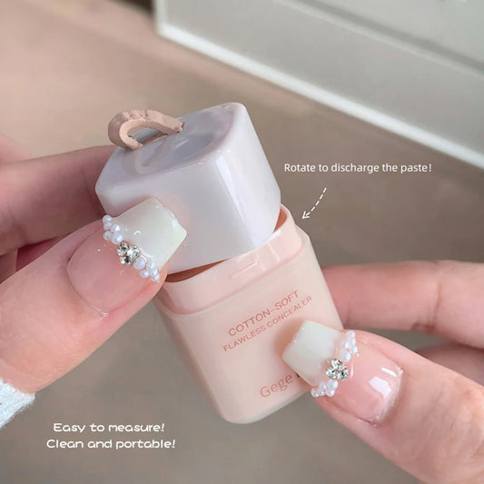 Light Orange Matte Concealer – Full Coverage Dark Circle Corrector, Waterproof